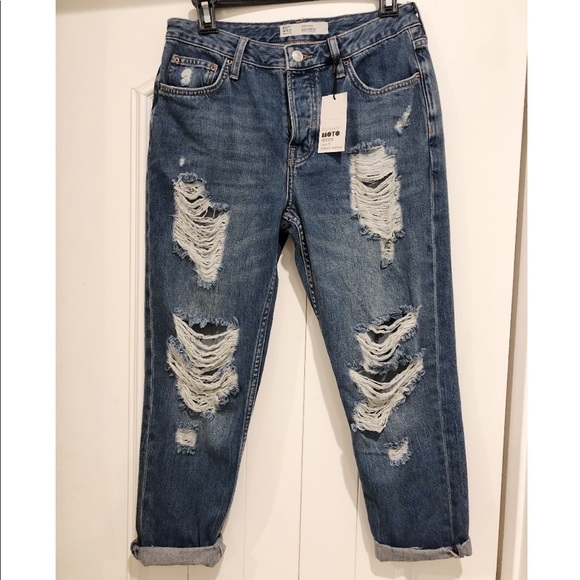Topshop Denim - TOPSHOP Moto Hayden Authentic Boyfriend Jeans
